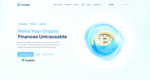 UniJoin Bitcoin mixer — high-volume CoinJoin BTC blender